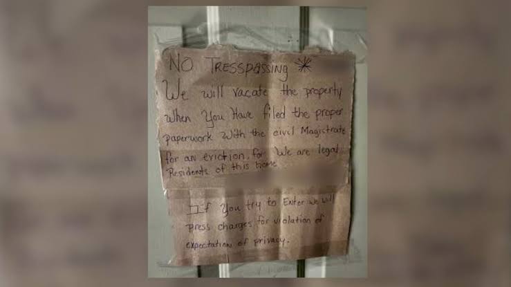 Airbnb renters refuse to leave, put up no trespassing sign on North Carolina woman’s property